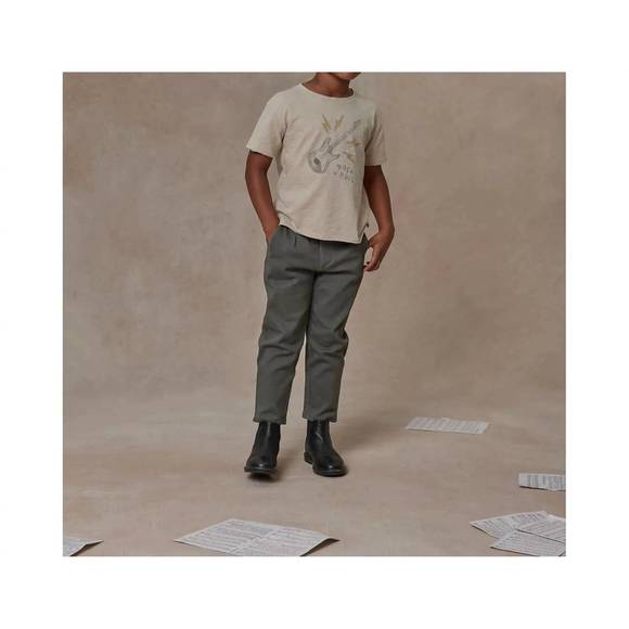 Rylee and Cru Cove Essential Pocket Tee - Heathered Sea Green main image 1